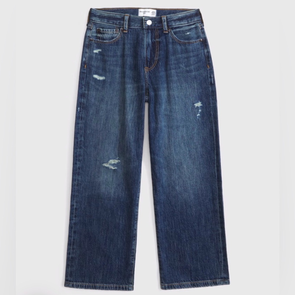 Abercrombie kids lightweight baggy jeans size 5/6